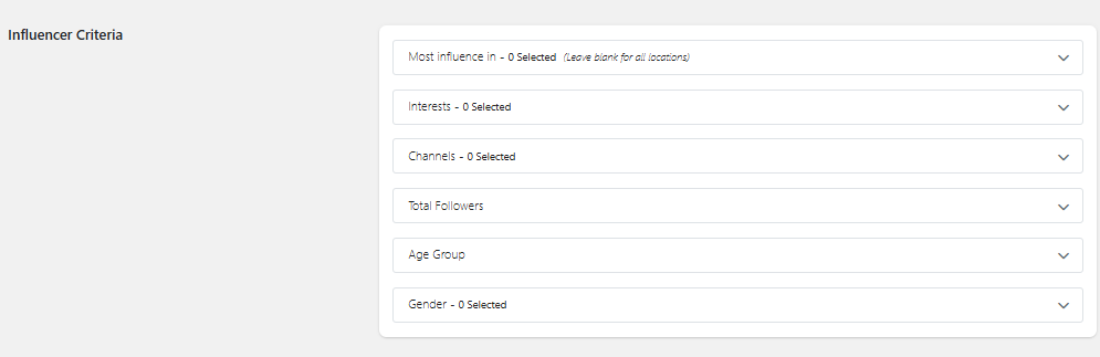 create a collab filters influencer criteria.png